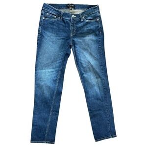 Banana Republic Women’s Skinny Jeans Size 27/4 Dark Wash Mid Rise‎ Stretch Denim
